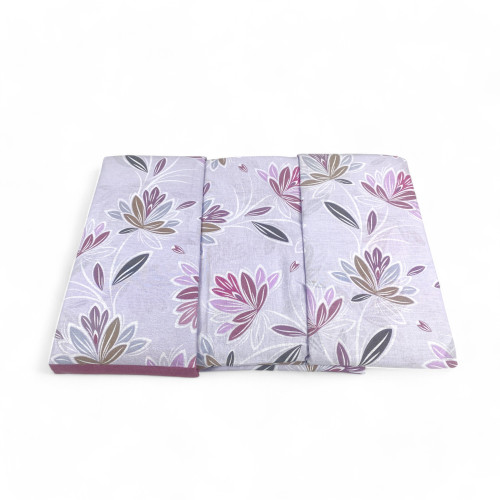 Completo Letto Matrimoniale Puro Cotone MAXI - Design Moderno "Elly" Colore Rosa