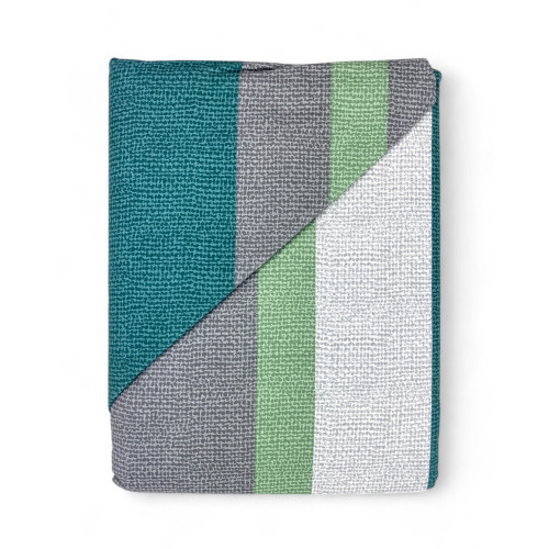 Doppelbettbezug aus Flanell 250x200 cm "Sleep Time" - Green Farn | Weich, warm und Made in Italy