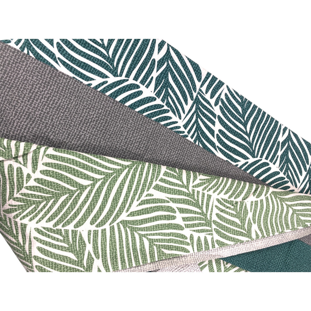 Funda Nórdica Doble Franela 250x200 cm "Sleep Time" - Helecho Verde | Suave, cálido y fabricado en Italia