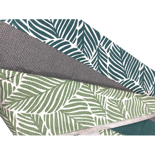 Funda Nórdica Doble Franela 250x200 cm "Sleep Time" - Helecho Verde | Suave, cálido y fabricado en Italia