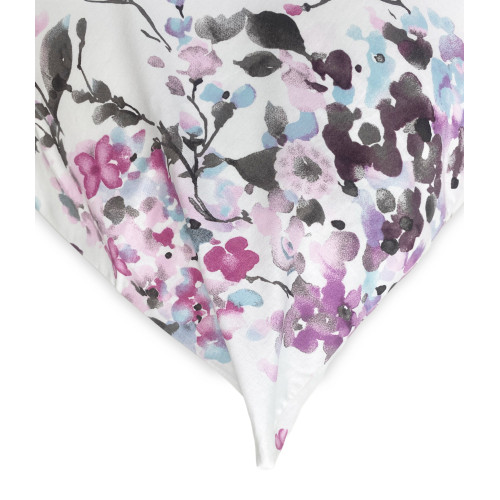 Housse de couette double en flanelle 250x200 cm « Sleeping Time » - Painted Flower | Doux, chaud et fabriqué en Italie