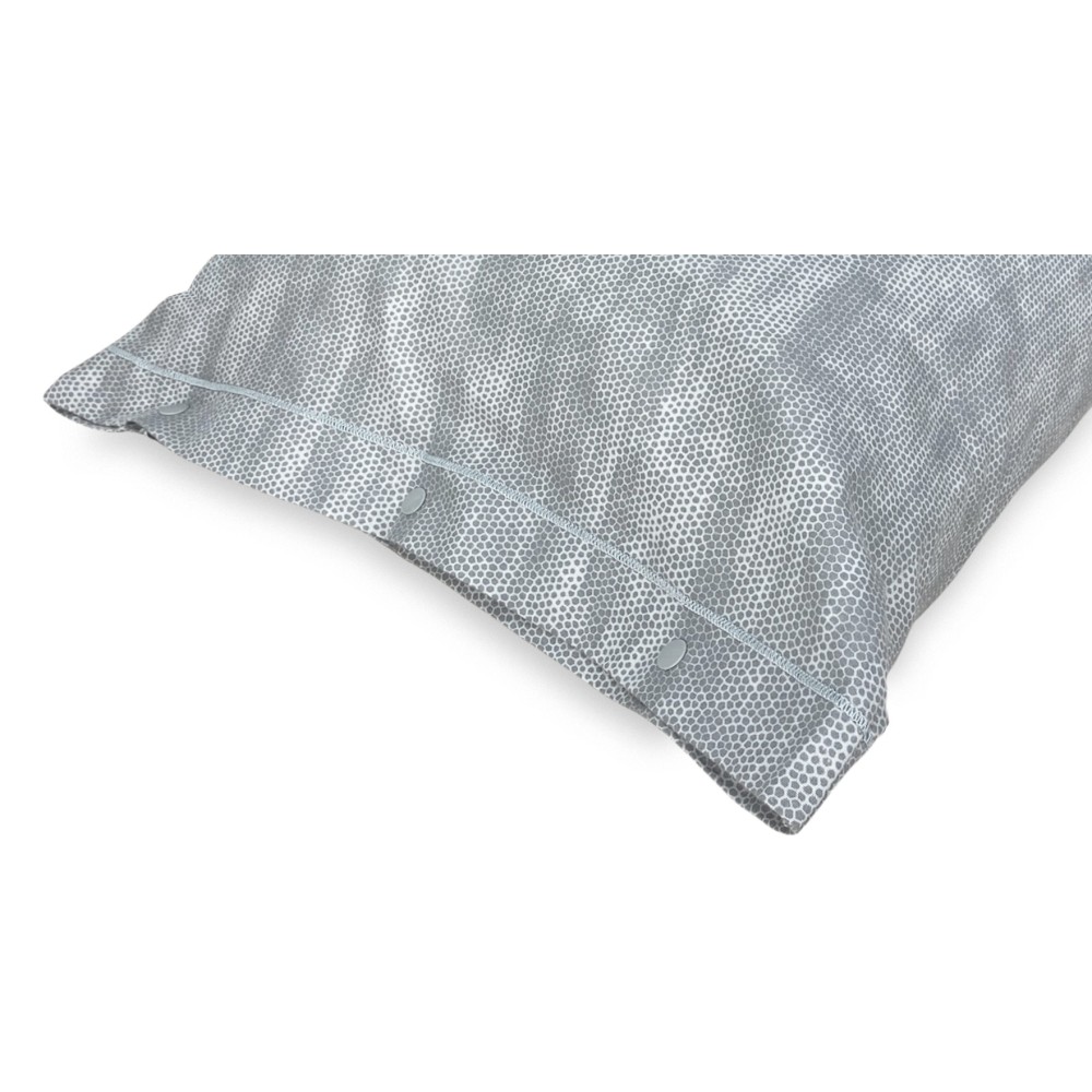 Flannel Double Duvet Cover 250x200 cm "Sleeping Time" - Boy Grey | Elegant, Warm and Made in Italy