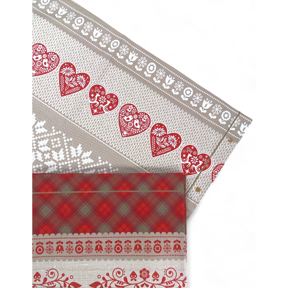 Flannel Double Duvet Cover 250x200 cm "Sleeping Time" - Mezzenile | Tyrolean Style, Warm and Made in Italy