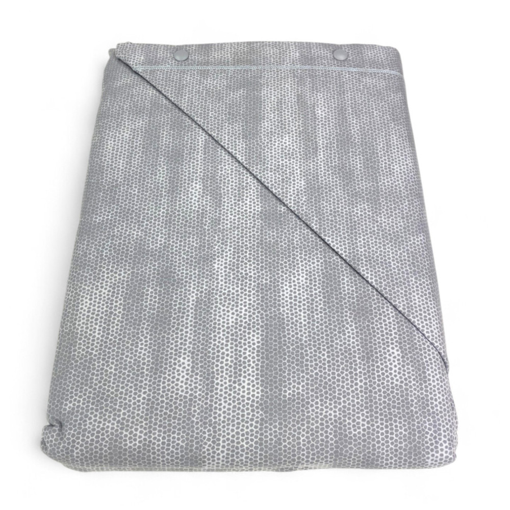 Housse de couette double en flanelle 250x200 cm « Sleeping Time » - Garçon Gris | Élégant, chaleureux et fabriqué en Italie