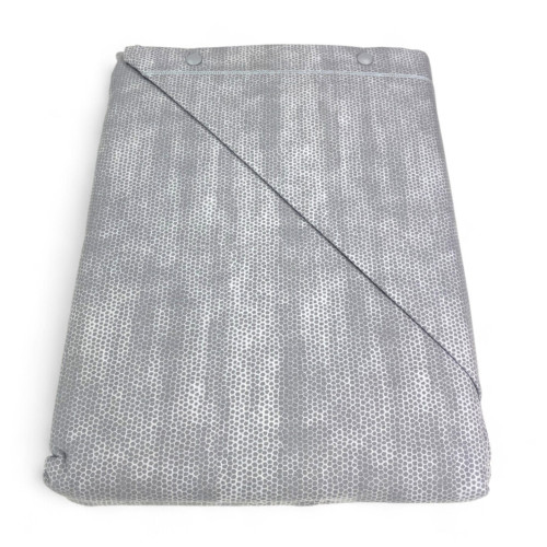 Copripiumino Matrimoniale in Flanella 250x200 cm "Tempo di Dormire" - Boy Grigio | Elegante, Caldo e Made in Italy