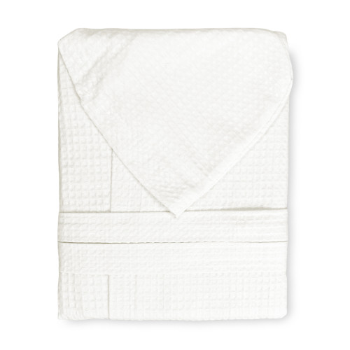 BEE Bee© Nest Bathrobe in Pure Cotton with Hood for Adults Milk Color