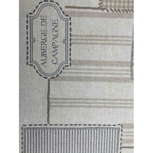 DEKOBEZUG FÜR ALLES GRAN SCARF TAGESDECKE SOFABEZUG STOFF BRASSERIE BEIGE