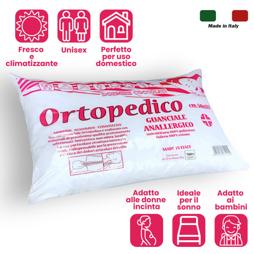 ORTHOPEDIC ANTI-CERVICAL PILLOW IN POLYESTER