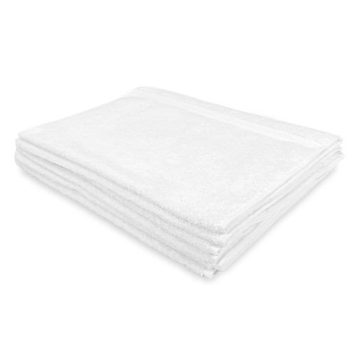 Set of 6 Guest Towels in 100% White Cotton Terry – 40x60 cm | Soft, absorbent, resistant – Made in Italy