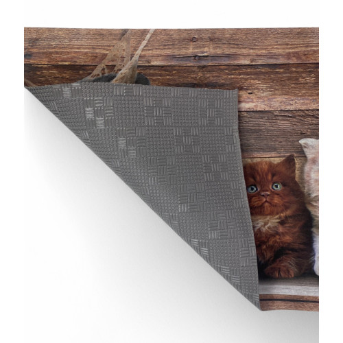 Tapis de course avec chats – Antidérapant, lavable, Soft Runner, Différentes tailles – Fabriqué en Italie