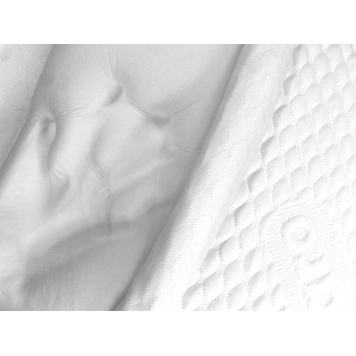 BUBBLES Almohada de jabón viscoelástico - Ortopédica, Antiácaros, Hipoalergénica, Funda extraíble con funda de masaje, 75x45 cm