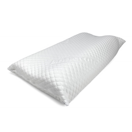 BUBBLES Memory Foam Cervical Pillow - Orthopedic, Anti-mite, Hypoallergenic, Removable Cover with Massage Cover, 75x45 cm