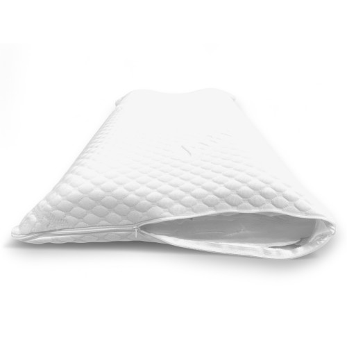 BUBBLES Memory Foam Nackenkissen - Orthopädisch, Anti-Milben, hypoallergen, abnehmbarer Bezug mit Massagebezug, 75x45 cm