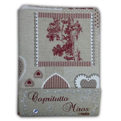 HANDTUCH EINRICHTUNGSBEZUG GRAN SCARF TAGESDECKE SOFABEZUG STOFF PIGALLE ROT