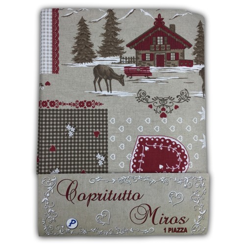 HOUSSE DE SERVIETTES D’AMEUBLEMENT Gran FOULARD Couvre-lit HOUSSE DE CANAPÉ Tissu MIROS VALBADIA