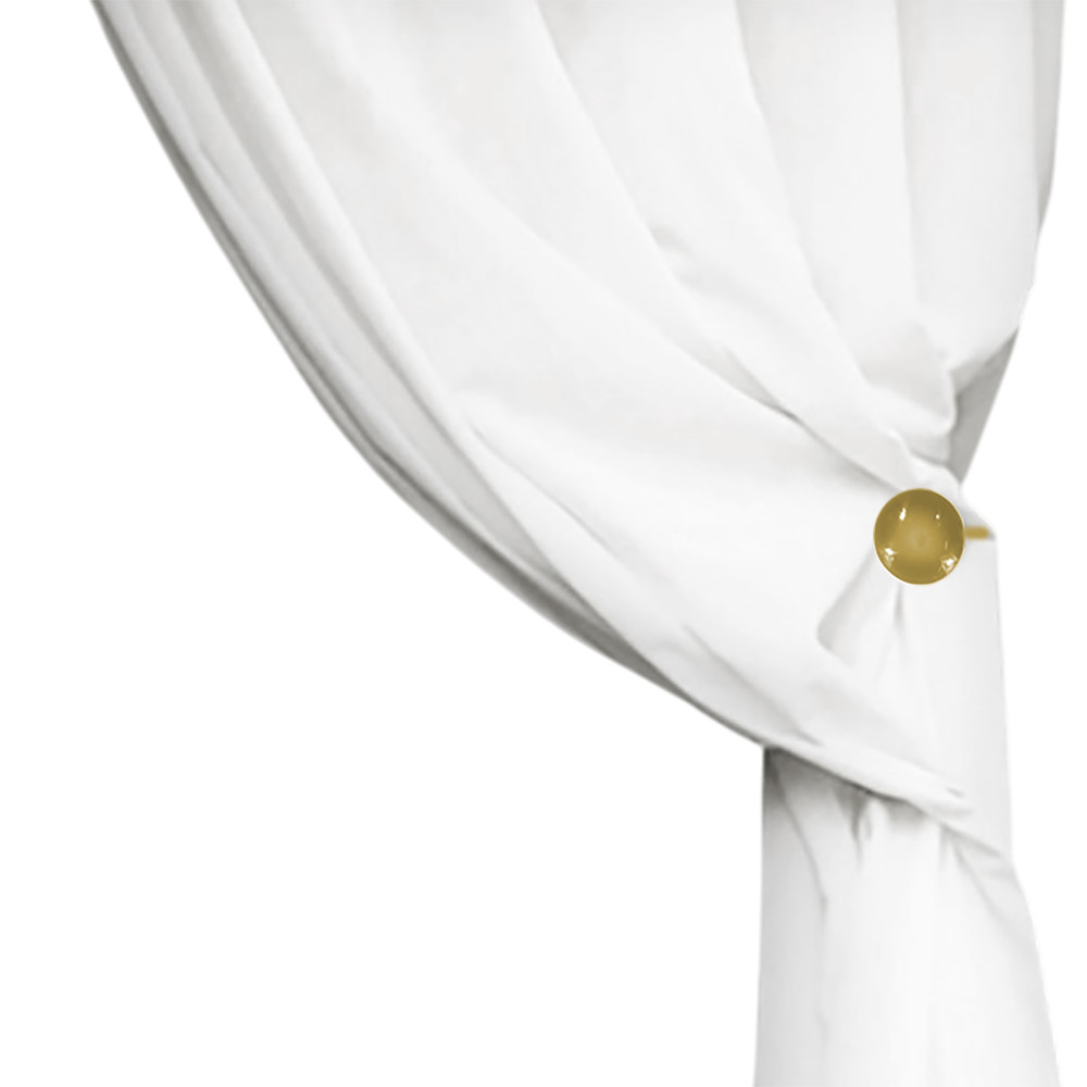 Beige Magnetic Curtain Stopper "Modern" - 1 piece, elegant design, super powerful