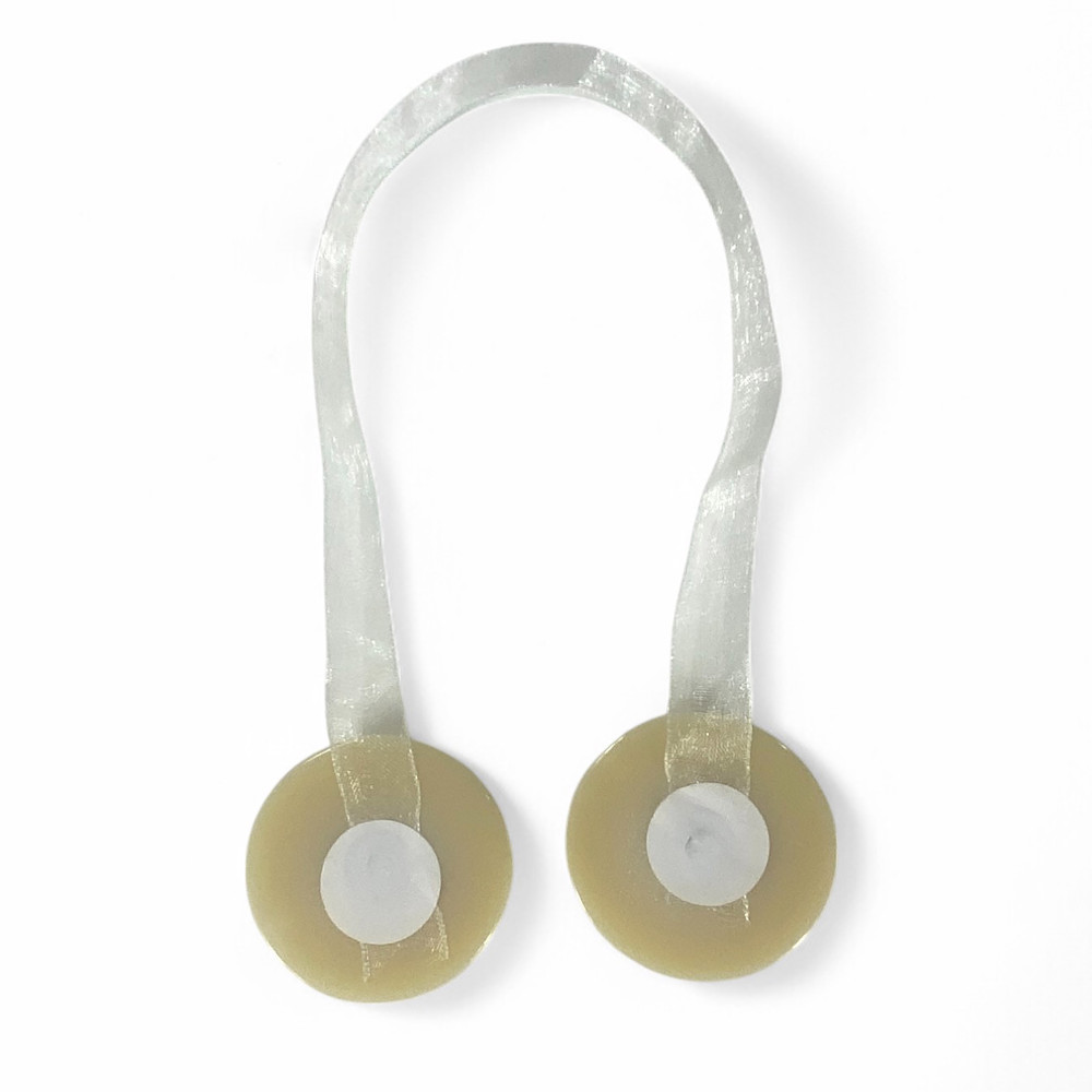 Fermatenda Magnetico Beige "Modern" - 1 Pezzo, Design Elegante, Super Potente