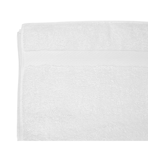 Set de 6 Toallas de Rizo de Algodón 100% Blanco 60x110 cm | Suave, absorbente – Ideal para el hogar, el hotel y B&B – Made in It