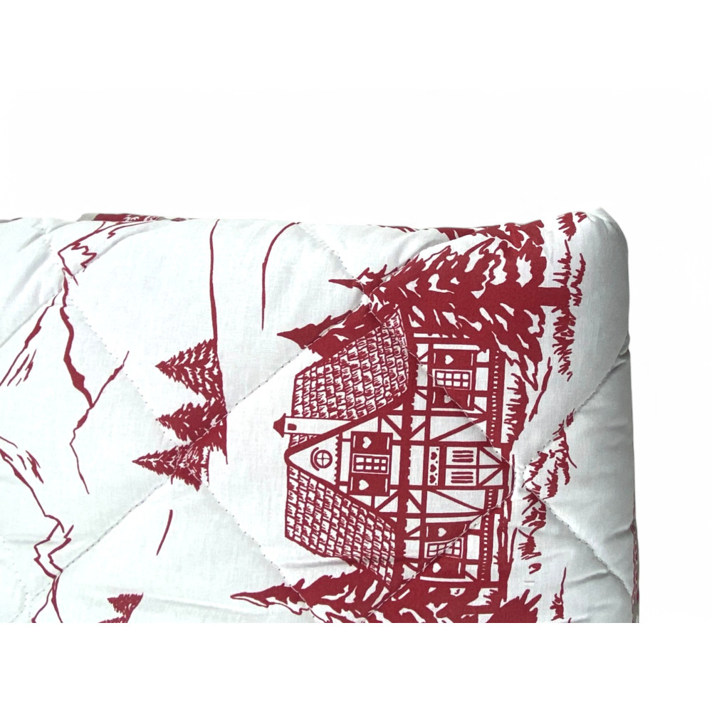 GARDENA TYROLEAN couvre-lit matelassé Rouge