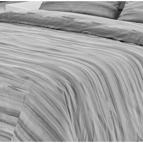 Grey Brushed Kot Light Quilt - Spring Summer Quilt - 100% Cotton - Hypoallergenic - Made in Italy