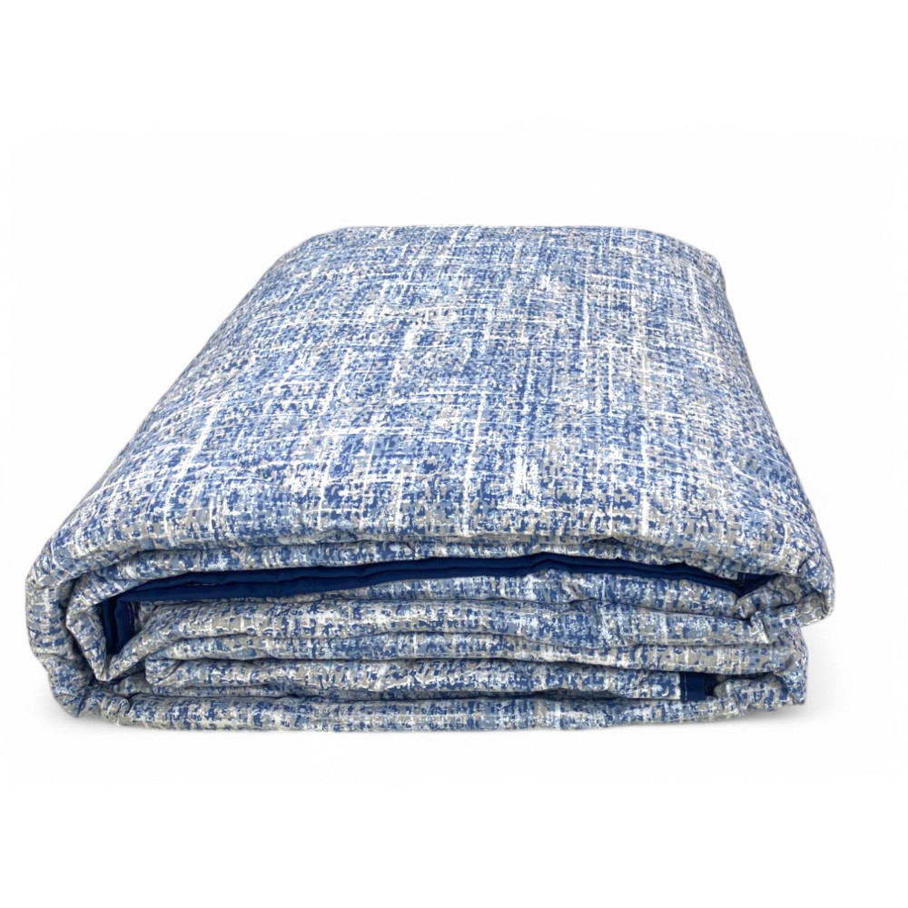 Hellblau Kot Coco Quilt - Frühling Sommer Quilt - 100% Baumwolle - Hypoallergen - Made in Italy