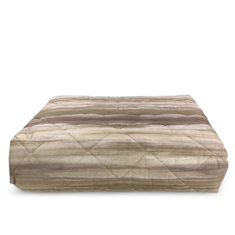 Trapuntino leggero Kot Pennellato Beige - Quilt Primaverile Estivo - Cotone 100% - Anallergico - Made in Italy