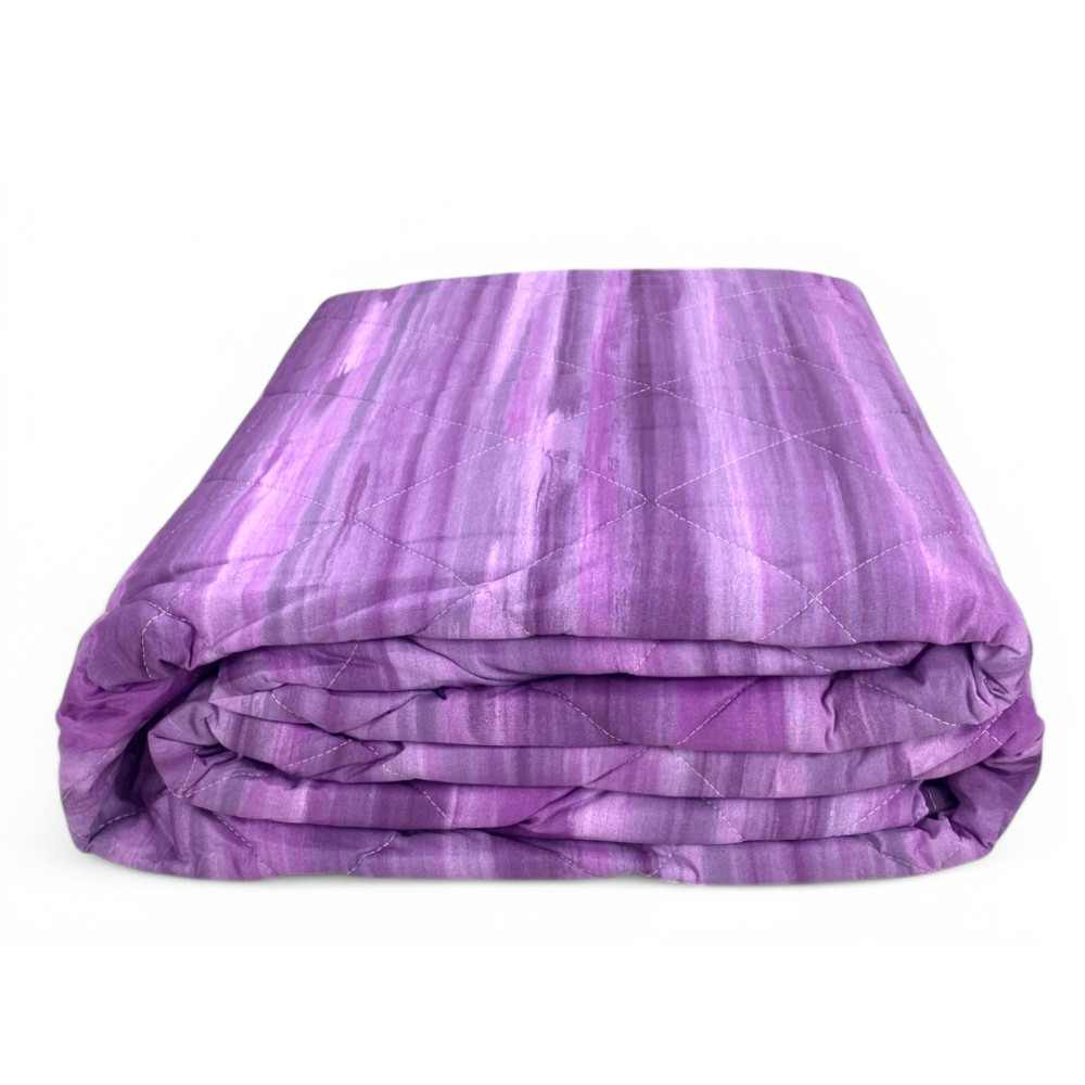 Kot Lightweight Quilt Brushed Lilac - Frühling Sommer Quilt - 100% Baumwolle - Hypoallergen - Made in Italy