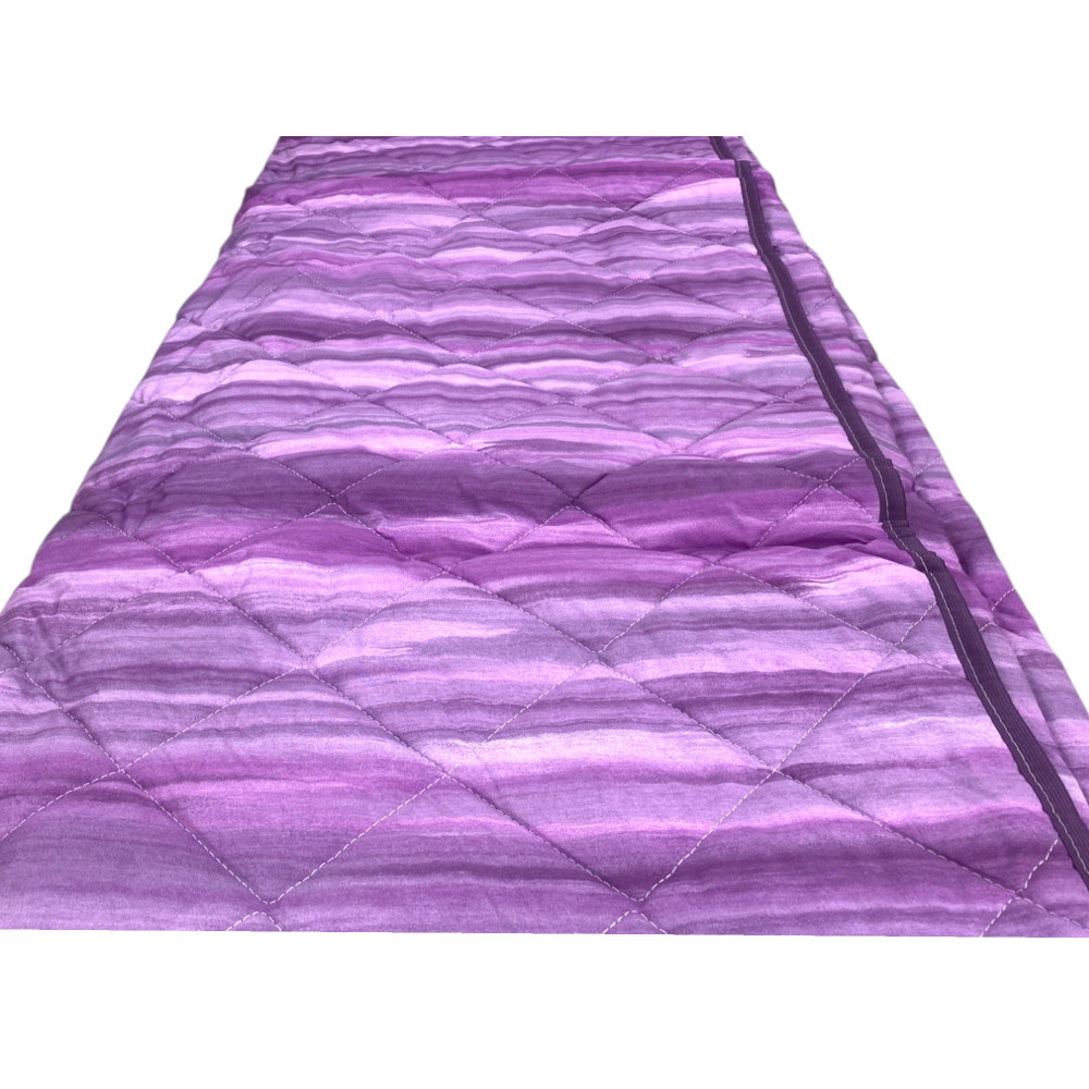 Kot Lightweight Quilt Brushed Lilac - Printemps Eté Quilt - 100 % Coton - Hypoallergénique - Fabriqué en Italie