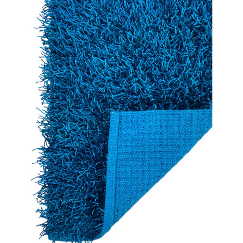 ALFOMBRA PELUDA MODERNA AZUL TURQUESA todos los tamaños