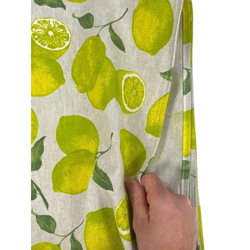 NAPPE DORY SORRENTE citron CITRONS COTON JAUNE