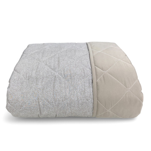 Edredón beige para niño – entretiempo, microfibra suave – Made in Italy