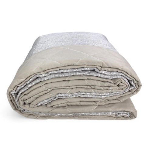 Beige Boy Quilt – Mid-Season, Soft Microfiber – Made in Italy