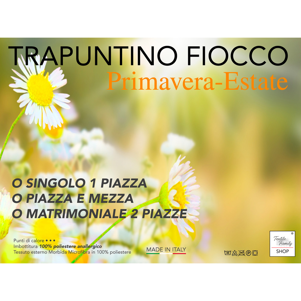 Trapuntino Fiocco – Copriletto Trapuntato Scozzese Beige – Mezza Stagione, Microfibra Morbida – Made in Italy