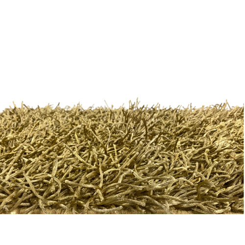 Tappeto Shaggy Beige Moderno - Pelo Lungo 6 cm - Antiscivolo, 12 Misure - Annodato a Mano, Elegante e Morbido