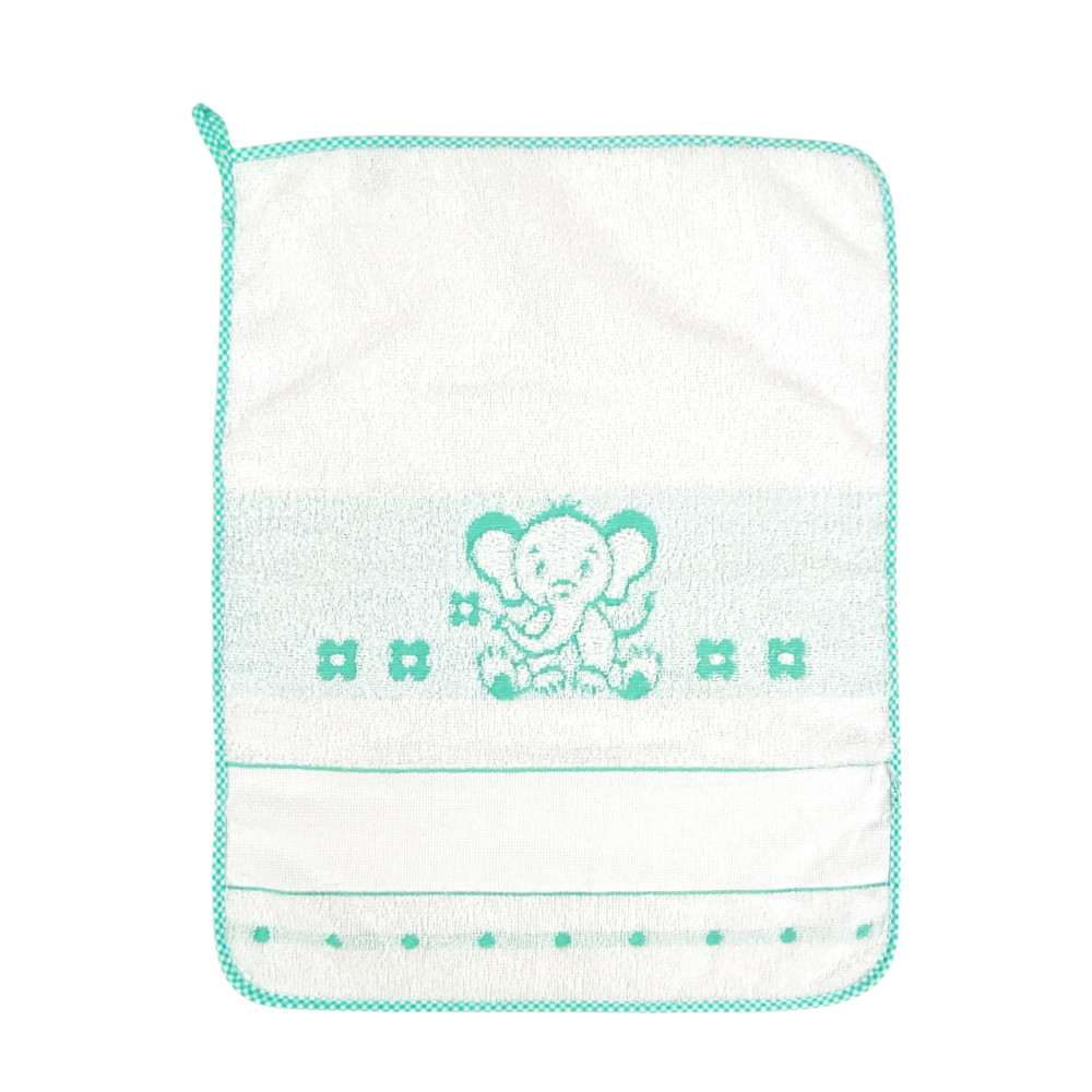 SET de 3 SERVIETTES ASILE fille COQUELICOT © cm. 40x55 le coton pur FEMELLE avec la toile AÏDA à broder