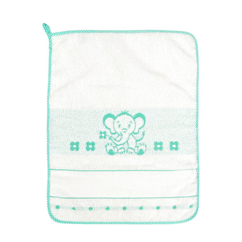 SET 3 TOALLAS GUARDERÍA NIÑA AMAPOLA © CM. 40x55 puro algodón FEMENINO con lona AIDA para bordar