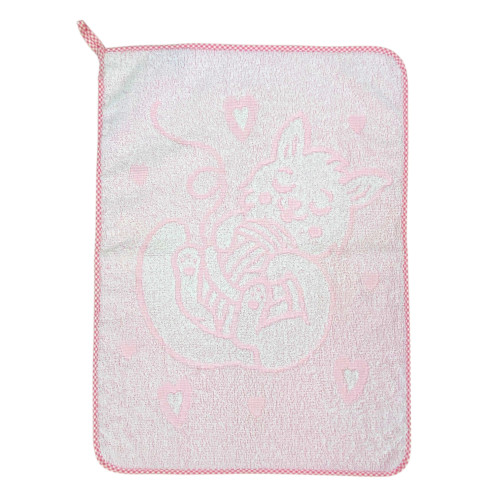 SET 3 TOWELS KINDERGARTEN GIRL JACK © cm. 40x55 pure cotton FEMALE