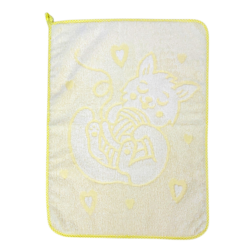 SET 3 TOWELS KINDERGARTEN GIRL JACK © cm. 40x55 pure cotton FEMALE