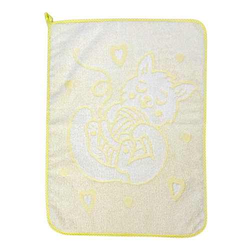 SET de 3 SERVIETTES ASILE fille de JACK © cm. 40x55 pur coton FEMME