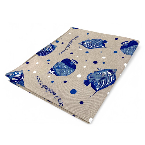 copy of DORY SORRENTO TABLECLOTH lemon YELLOW LEMONS in cotton