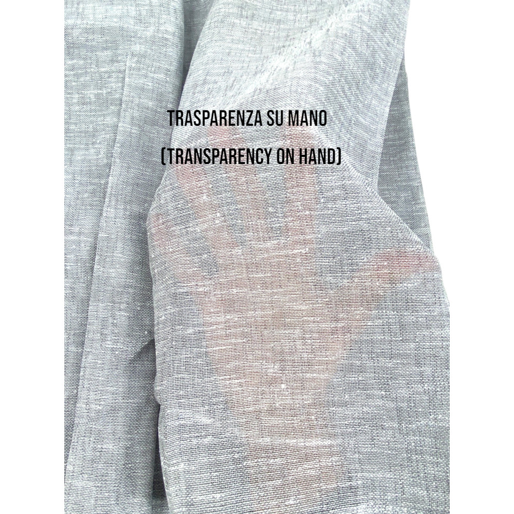 Tenda Simply 2.0 Grigia - 200x300 cm Effetto Lino - con Fettuccia per Bastoni o Binari - Tinta Unita Elegante