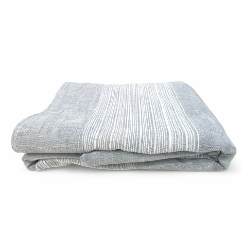 Tenda Monaco Grigia - Pannello 140x300 cm Righe Moderne - Fettuccia Universale per Bastoni o Binari