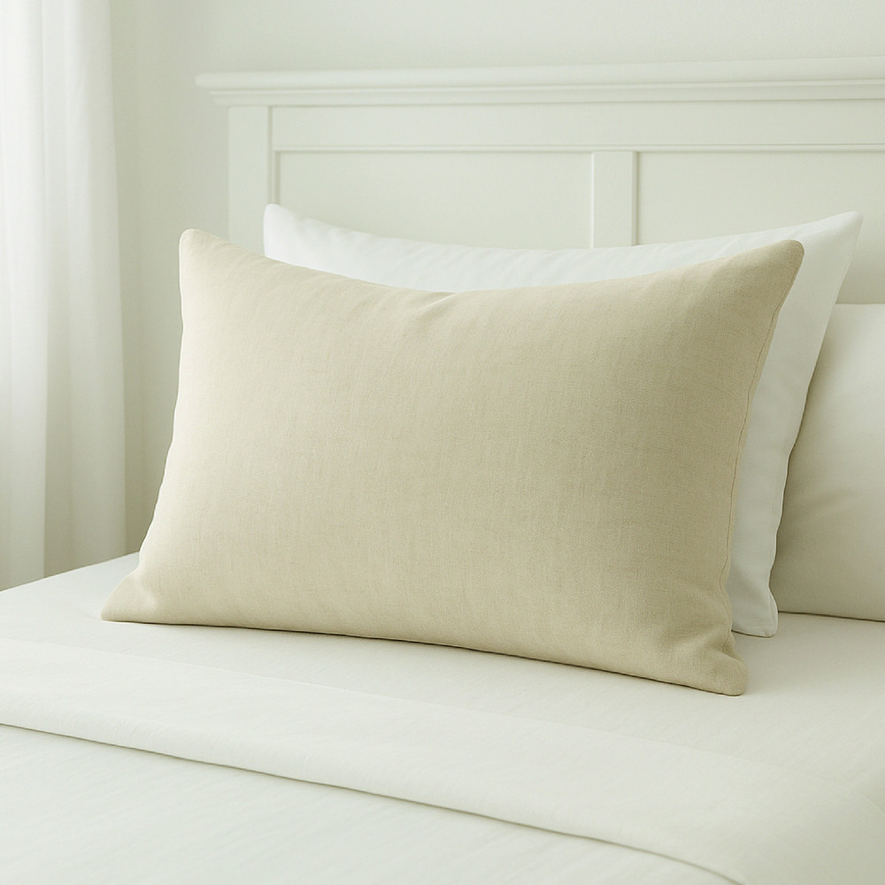 Oreiller en pin cembro du Tyrol du Sud 50x80 - Oreiller en pin cembro naturel Deep Sleep - réglable, coton brut, relax