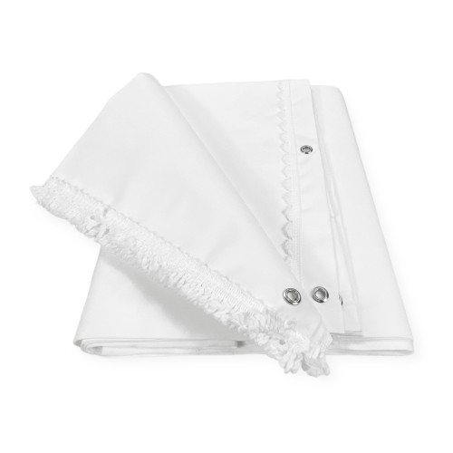 Auvent Ombralux Blanc Uni - Couleur unie Acrylique Dralon® - Œillets en acier, Fabriqué en Italie