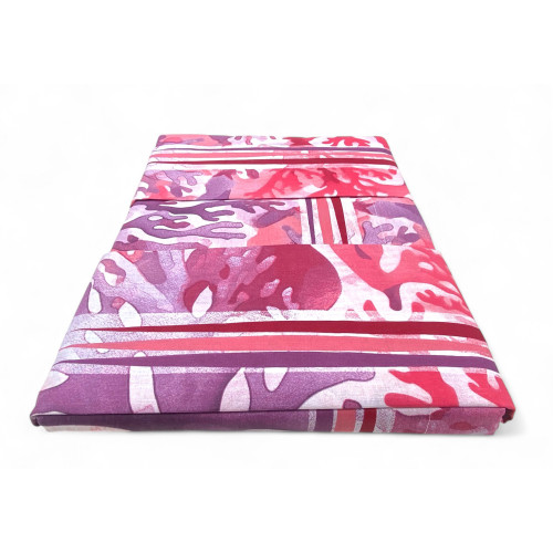 MAXI Double Sheets Set - Coral Pattern - 100% Cotton - Fresh and Modern Design