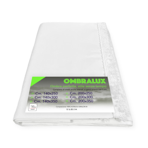 Extra quality solid white awning