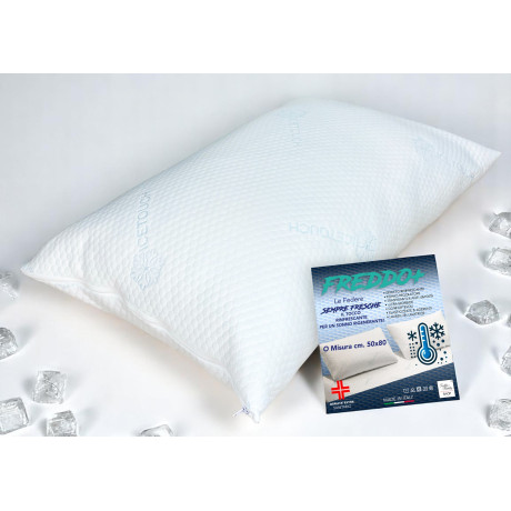 Erfrischender Ice-Touch Einzel-Kissenbezug 50x80 cm aus thermoregulierendem Stoff