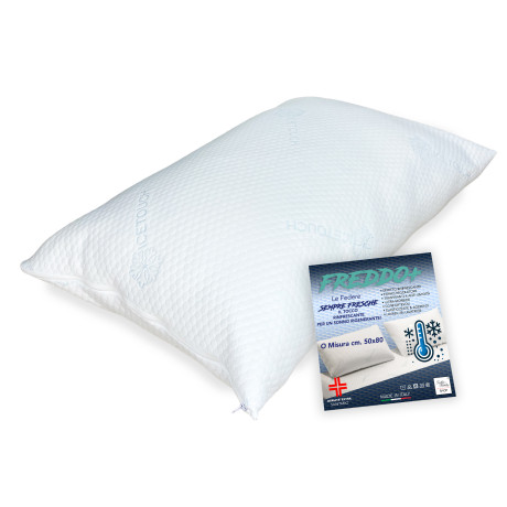 Erfrischender Ice-Touch Einzel-Kissenbezug 50x80 cm aus thermoregulierendem Stoff