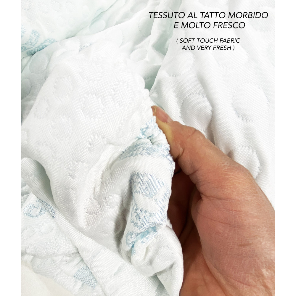 Coppia Federe Rinfrescanti Ice-Touch – Termoregolanti Traspiranti 50x80 cm – Made in Italy