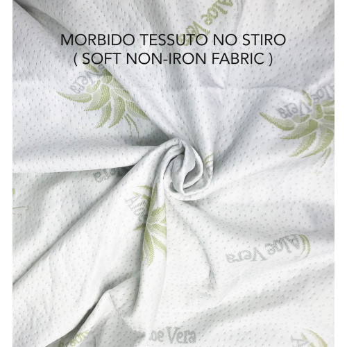 Funda de colchón ALOE VERA HD antiácaros e hipoalergénica MADE IN Italy